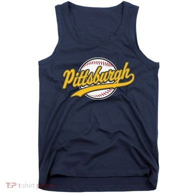 Pittsburgh Vintage Baseball Throwback Retro Design Tank Top