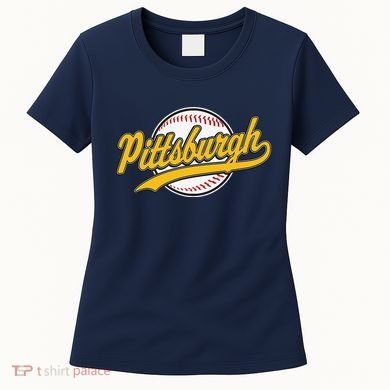Pittsburgh Vintage Baseball Throwback Retro Design Women's T-Shirt