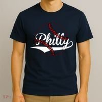 Philly Vintage Baseball Lovers Baseball Fans T-Shirt thumb 3