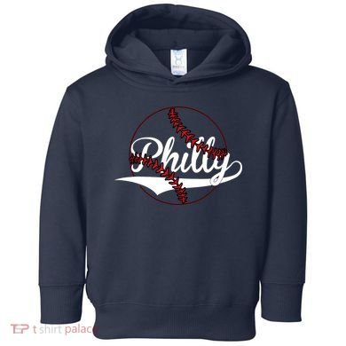 Philly Vintage Baseball Lovers Baseball Fans Toddler Hoodie