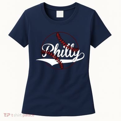 Philly Vintage Baseball Lovers Baseball Fans Women's T-Shirt