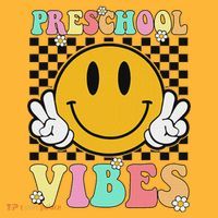 Preschool Vibes Back To School First Day Teachers Sustainable Knit Beanie thumb 2
