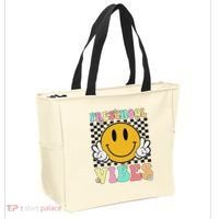 Preschool Vibes Back To School First Day Teachers Tote Bag thumb 2