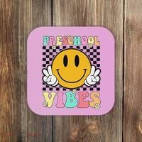 Preschool Vibes Back To School First Day Teachers Coaster thumb 0