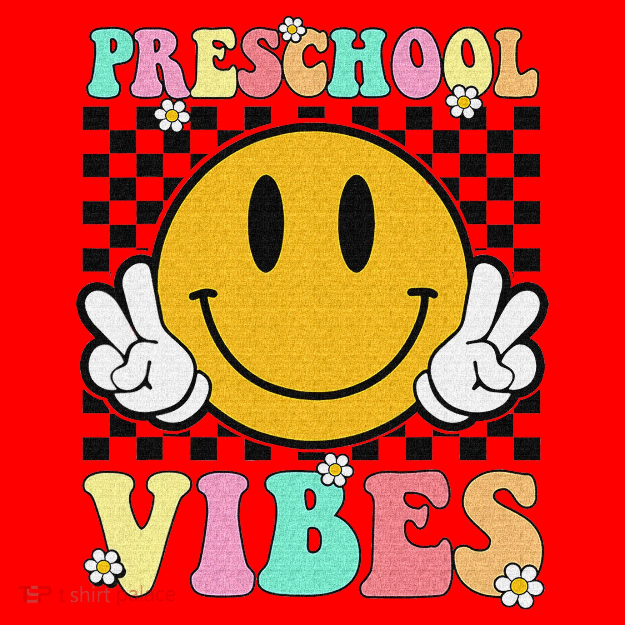Preschool Vibes Back To School First Day Teachers Santa Hat