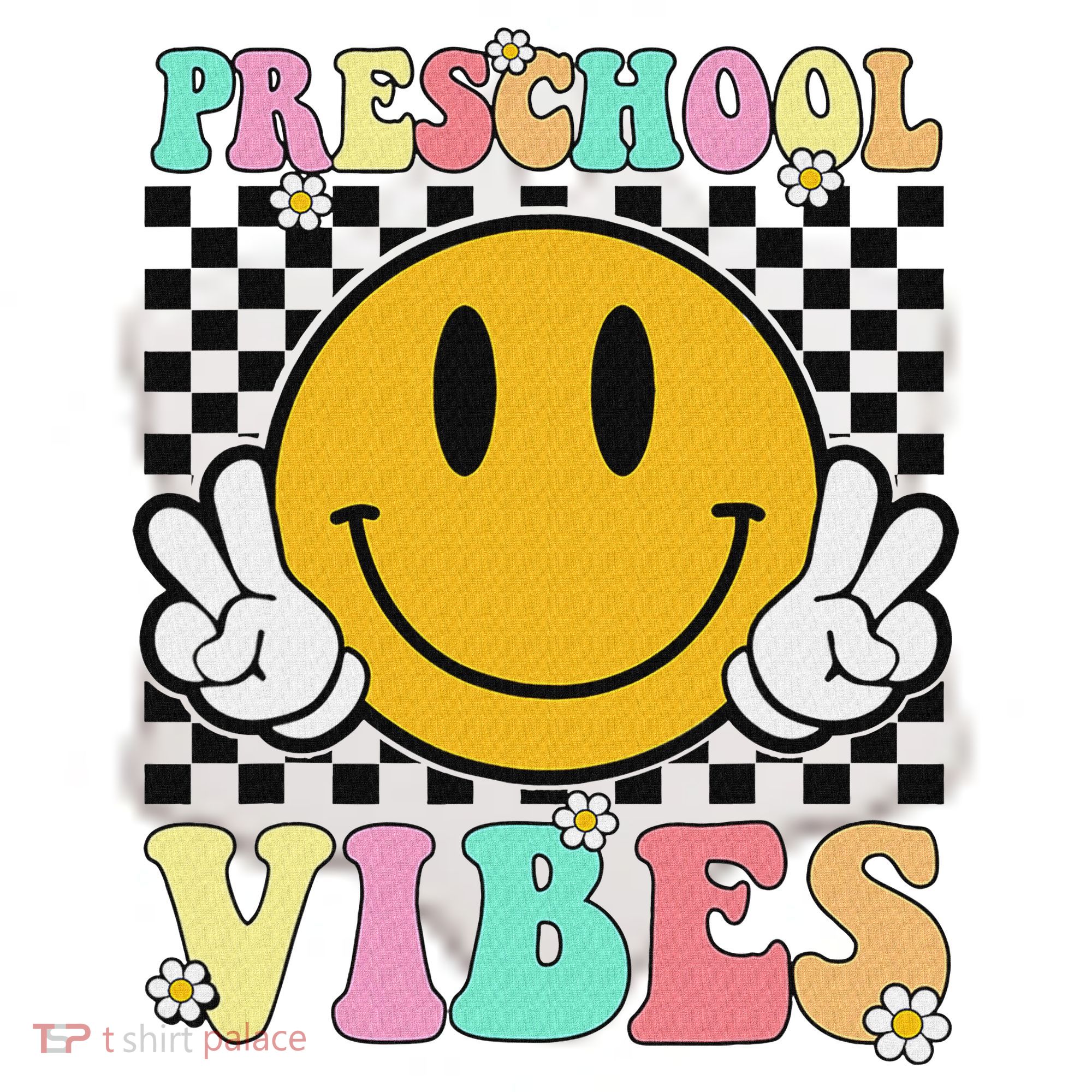 Preschool Vibes Back To School First Day Teachers Ceramic Ornament