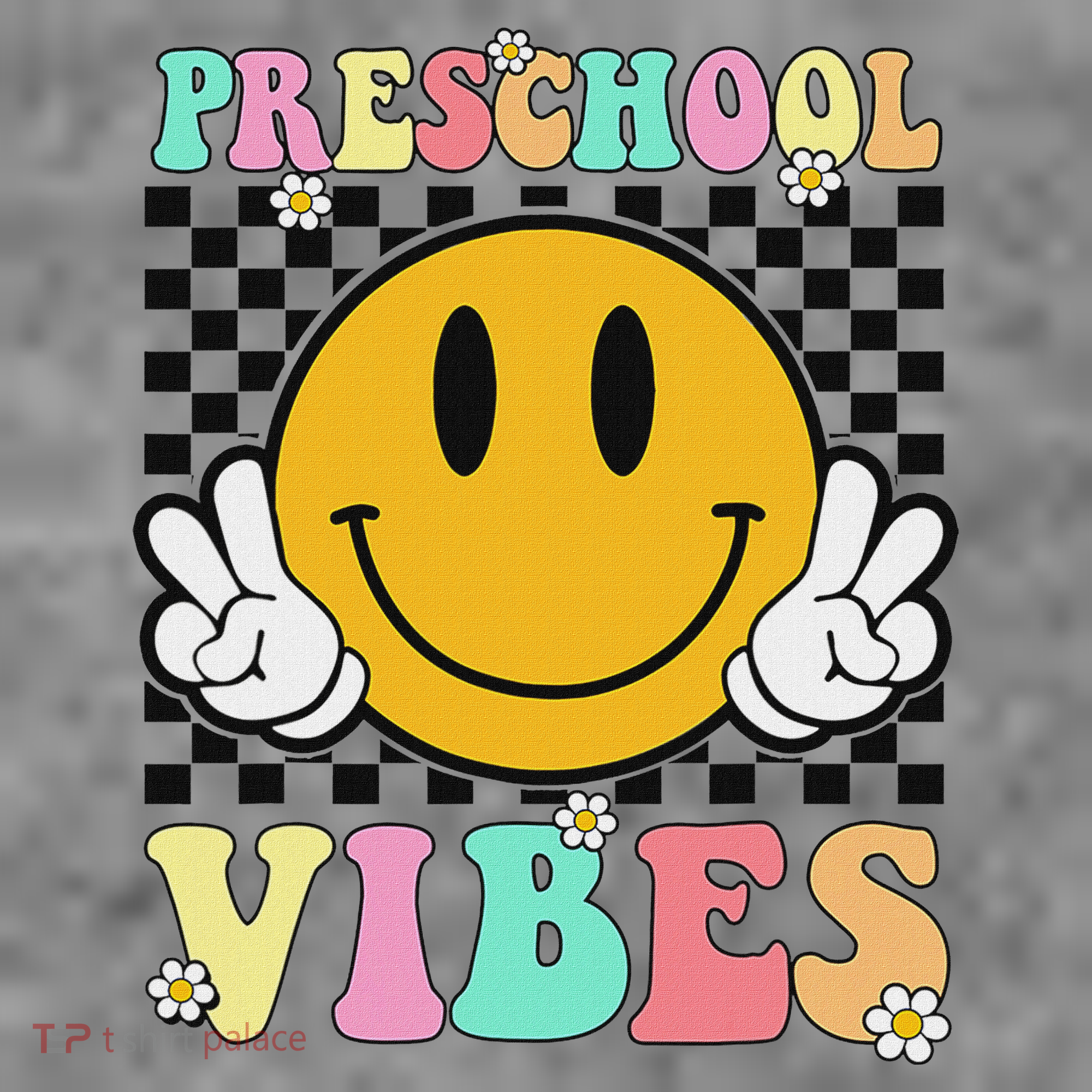 Preschool Vibes Back To School First Day Teachers Toddler Hoodie
