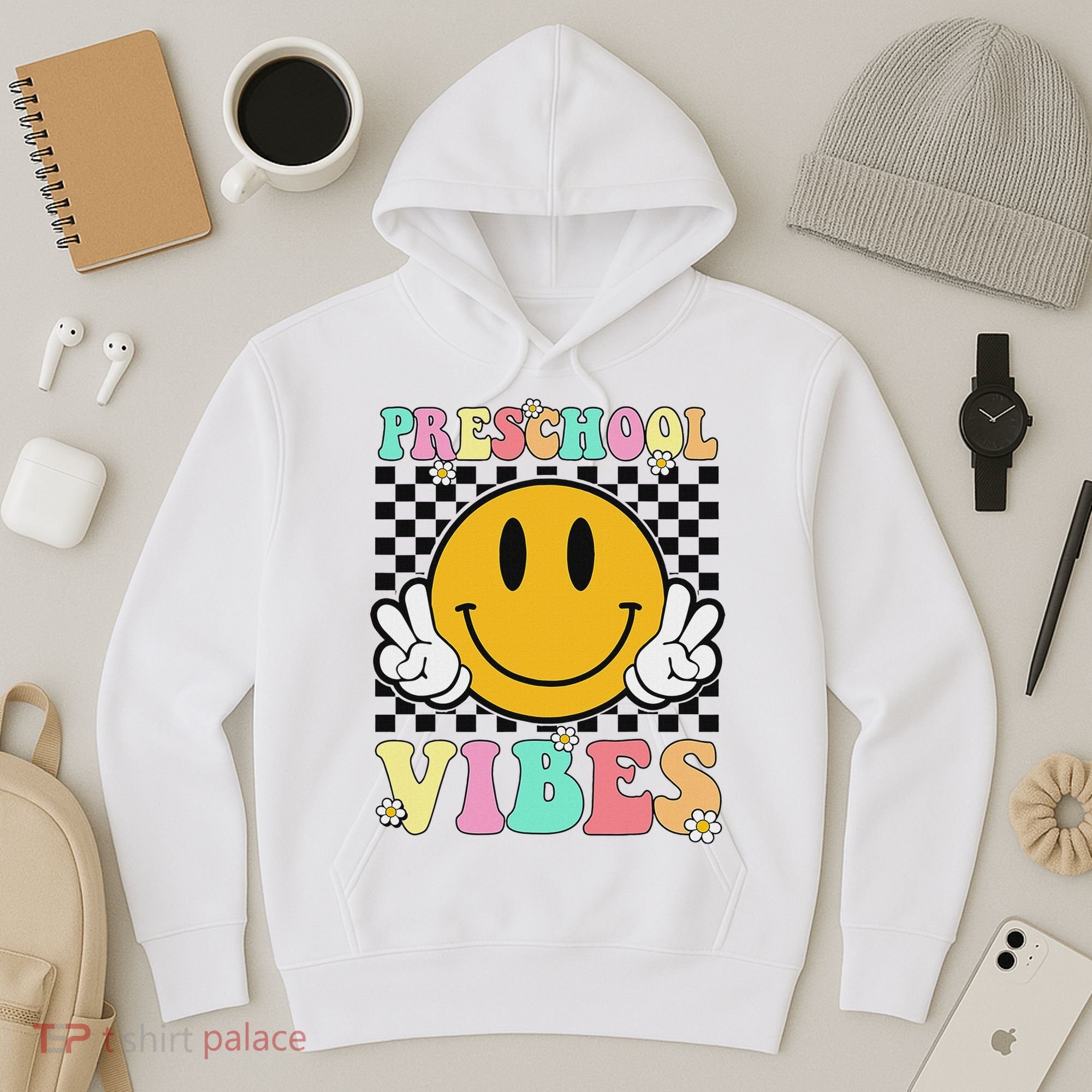Preschool Vibes Back To School First Day Teachers Hoodie