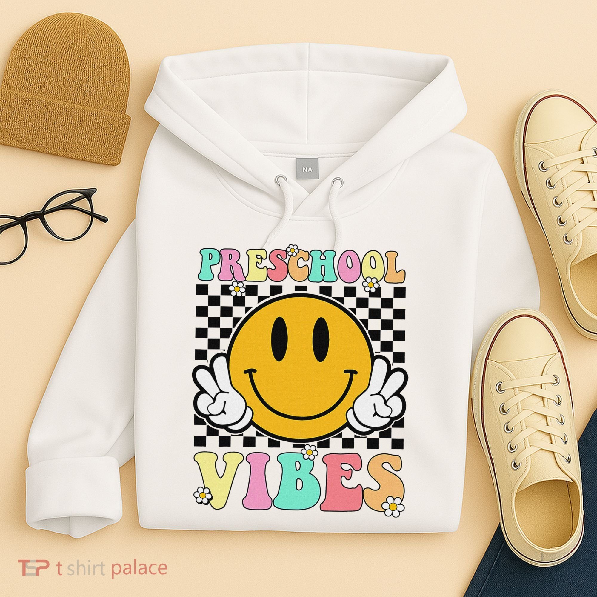 Preschool Vibes Back To School First Day Teachers Hoodie