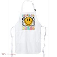 Preschool Vibes Back To School First Day Teachers Apron thumb 0
