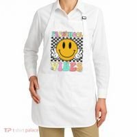 Preschool Vibes Back To School First Day Teachers Apron thumb 2