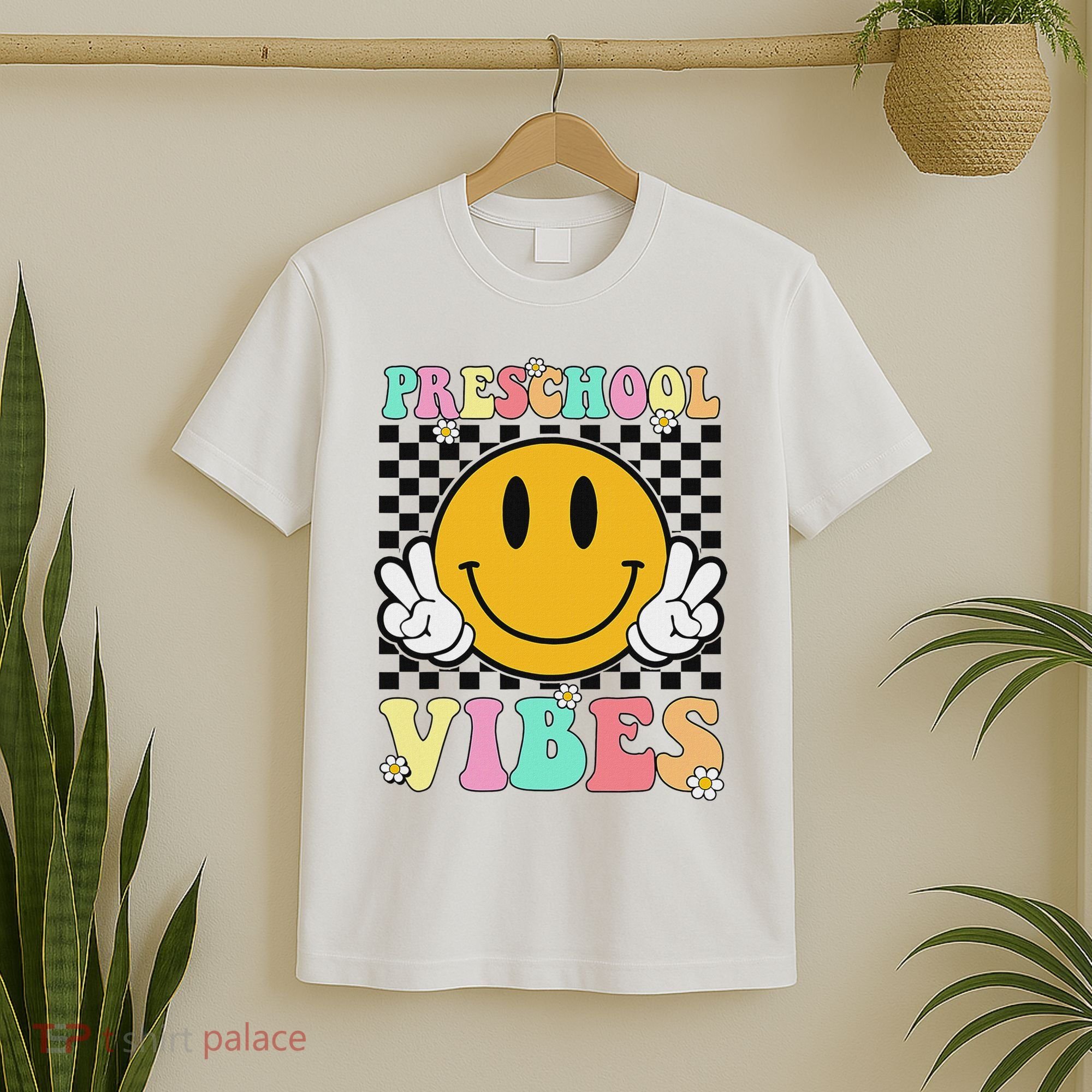 Preschool Vibes Back To School First Day Teachers T-Shirt