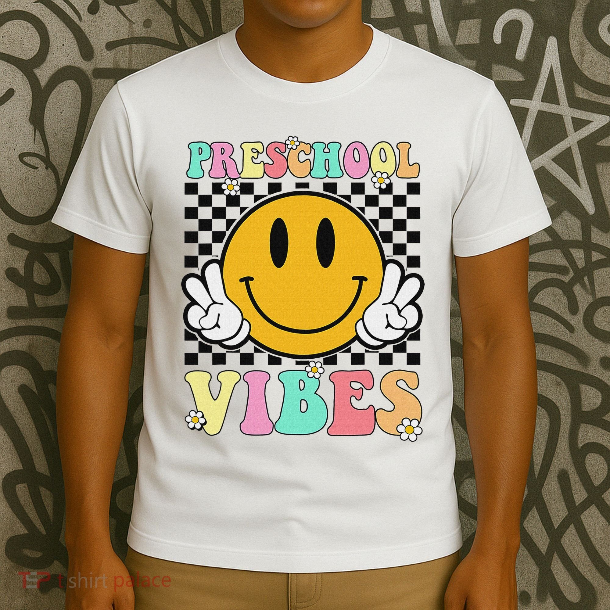 Preschool Vibes Back To School First Day Teachers T-Shirt