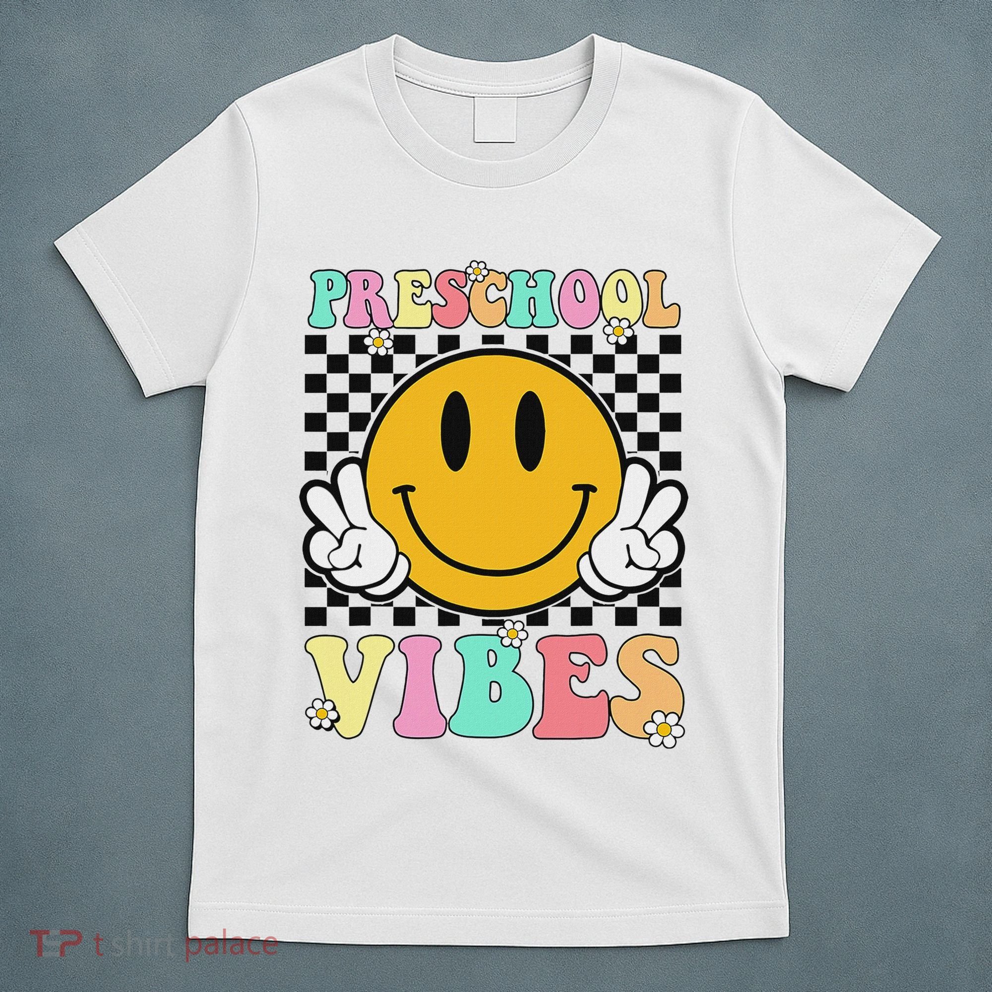 Preschool Vibes Back To School First Day Teachers T-Shirt