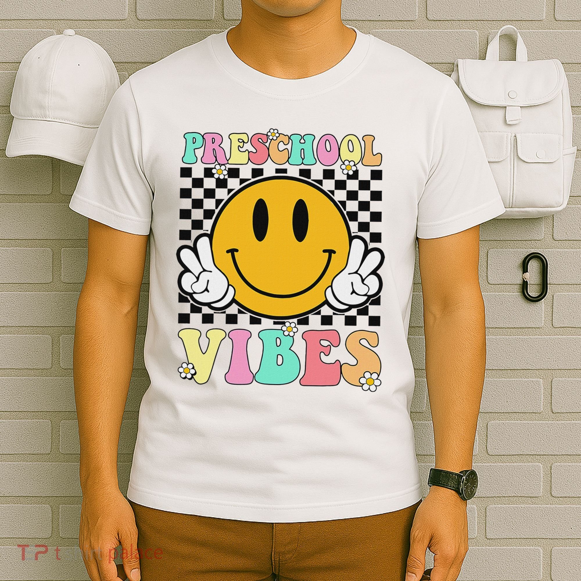 Preschool Vibes Back To School First Day Teachers T-Shirt