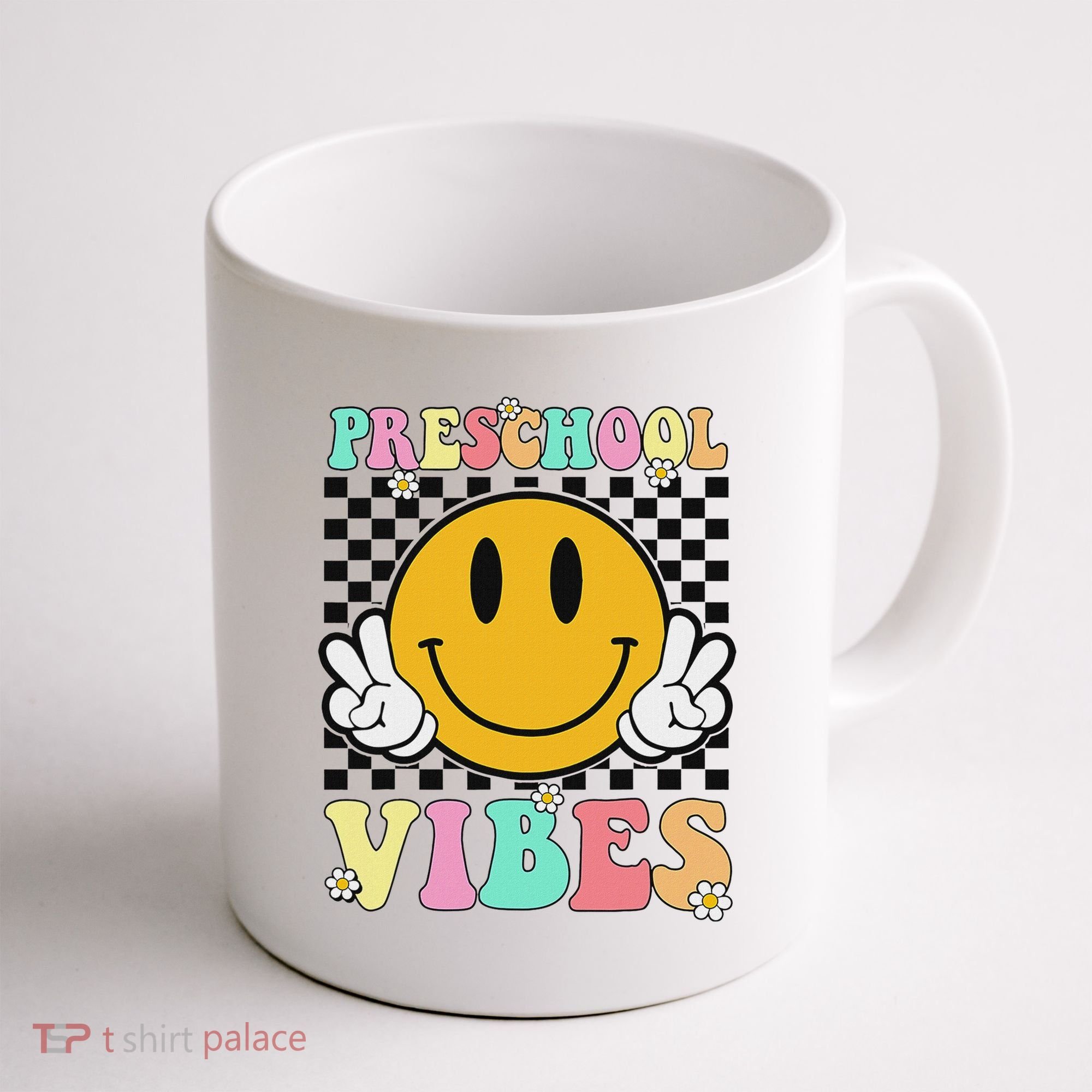 Preschool Vibes Back To School First Day Teachers Coffee Mug