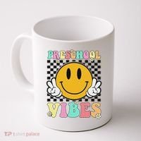 Preschool Vibes Back To School First Day Teachers Coffee Mug thumb 0
