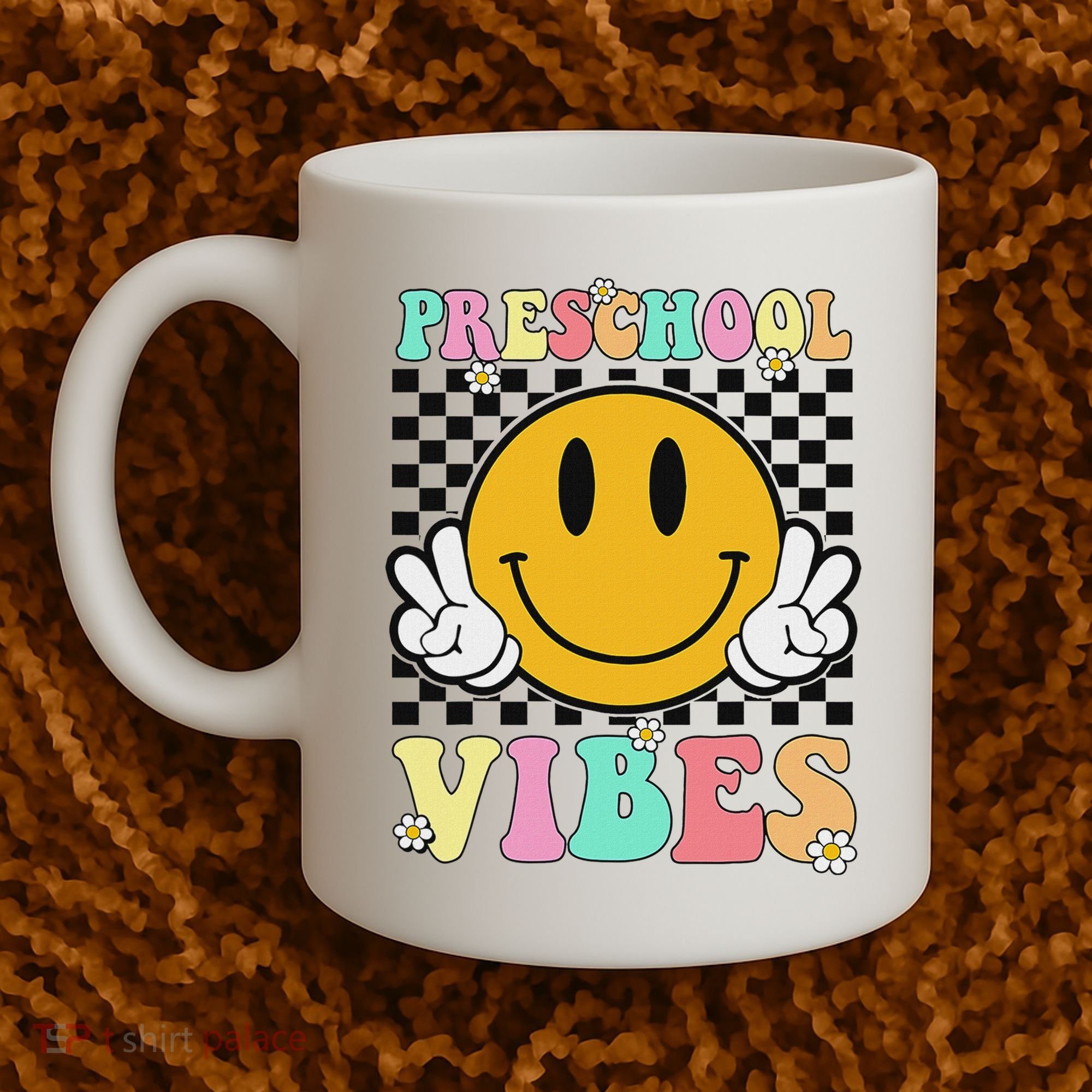 Preschool Vibes Back To School First Day Teachers Coffee Mug