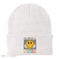 Preschool Vibes Back To School First Day Teachers Beanie thumb 0