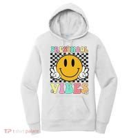 Preschool Vibes Back To School First Day Teachers Women's Hoodie thumb 0