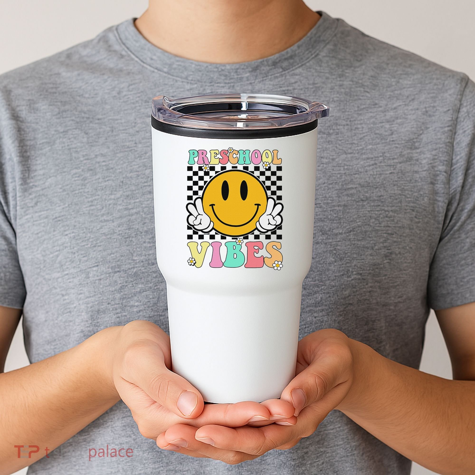Preschool Vibes Back To School First Day Teachers Tumbler