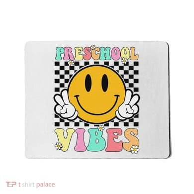 Preschool Vibes Back To School First Day Teachers Mousepad