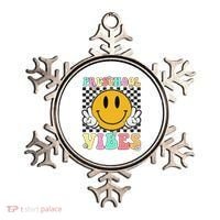 Preschool Vibes Back To School First Day Teachers Ornament thumb 0