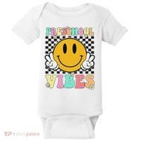 Preschool Vibes Back To School First Day Teachers Baby Bodysuit thumb 0