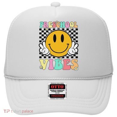 Preschool Vibes Back To School First Day Teachers Hat