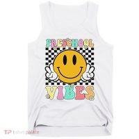 Preschool Vibes Back To School First Day Teachers Tank Top thumb 0