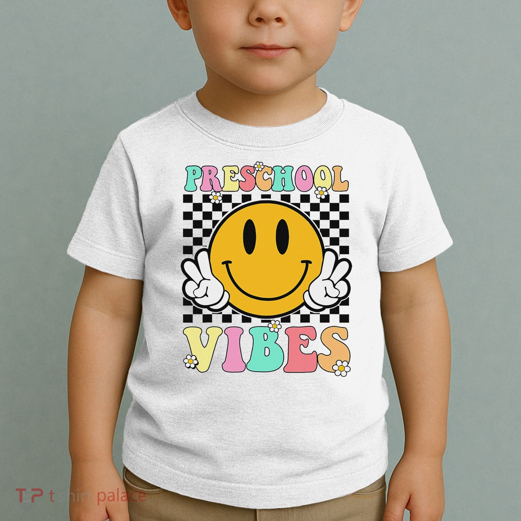 Preschool Vibes Back To School First Day Teachers Toddler T-Shirt