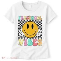 Preschool Vibes Back To School First Day Teachers Women's T-Shirt thumb 0