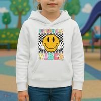 Preschool Vibes Back To School First Day Teachers Kids Hoodie thumb 3