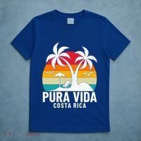 Pura Vida Beach Costa Rica Vintage Family Vacation Summer Cute Gift T-Shirt thumb 5