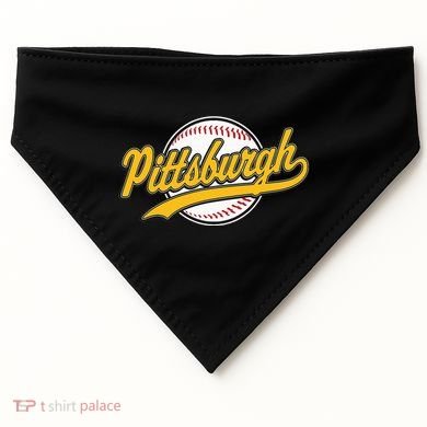 Pittsburgh Vintage Baseball Throwback Retro USA-Made Doggie Bandana