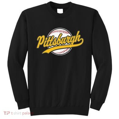 Pittsburgh Vintage Baseball Throwback Retro Sweatshirt