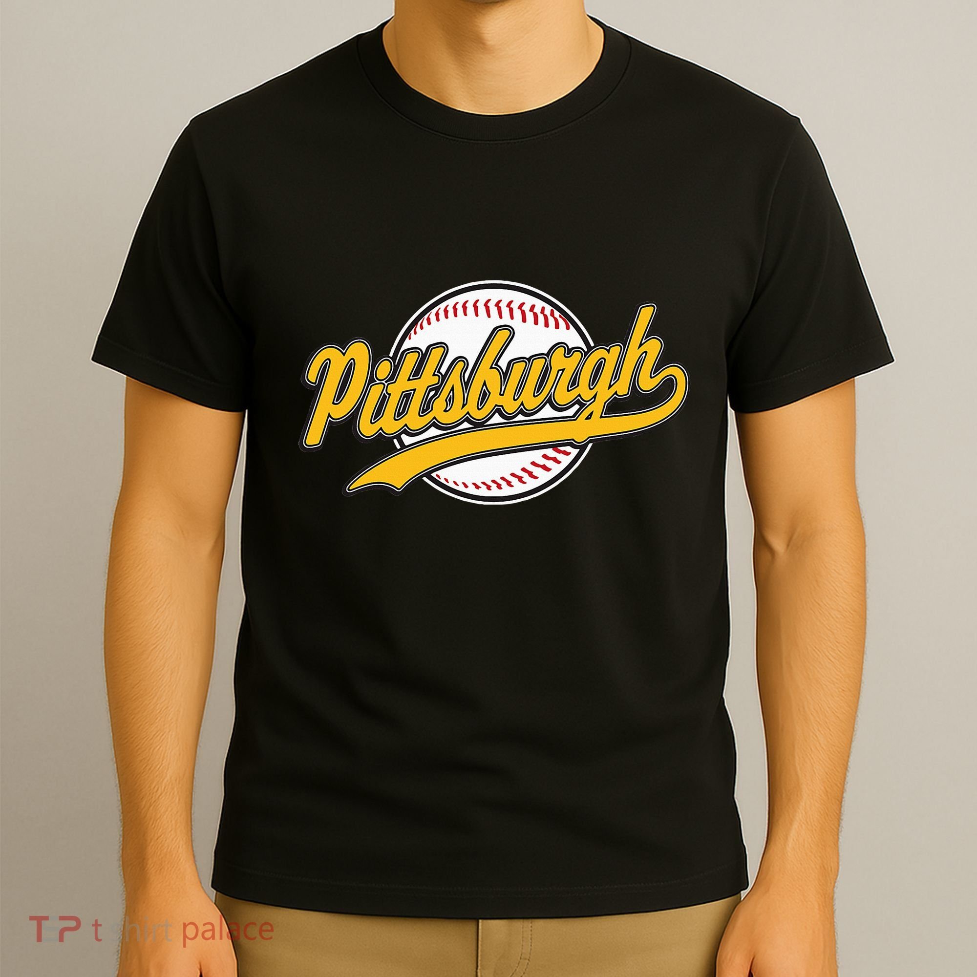 Pittsburgh Vintage Baseball Throwback Retro T-Shirt