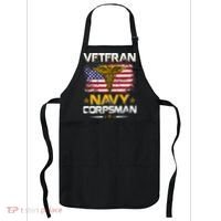 Proud Veteran Corpsman Apron thumb 0