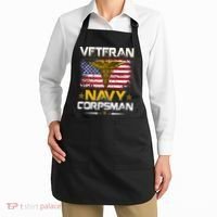 Proud Veteran Corpsman Apron thumb 2