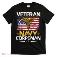 Proud Veteran Corpsman T-Shirt thumb 0