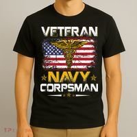 Proud Veteran Corpsman T-Shirt thumb 3