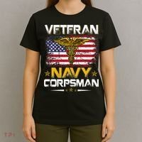 Proud Veteran Corpsman T-Shirt thumb 4