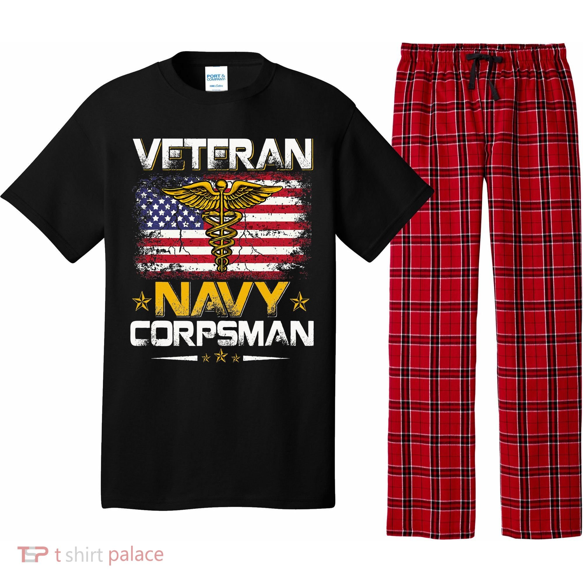 Proud Veteran Corpsman Pajama Set