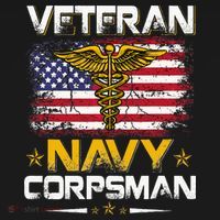 Proud Veteran Corpsman Pajama Set thumb 2