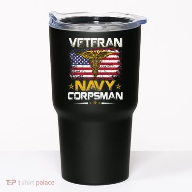 Proud Veteran Corpsman Tumbler