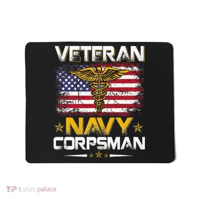 Proud Veteran Corpsman Mousepad