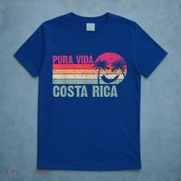 Pura Vida Costa Rica Funny Summer Family Vacation Vintage T-Shirt thumb 5