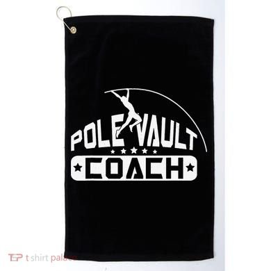 Pole Vault Coach Vintage Pole Vault Golf Towel