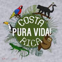 Pura Vida Costa Rica ! Party Animals! Women's Sweatshirt thumb 2