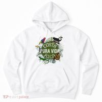 Pura Vida Costa Rica ! Party Animals! Hoodie thumb 0